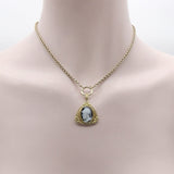 18K Gold Warrior Cameo Locket locket Kirsten's Corner