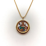 14K Gold Victorian Era King of Spades Whist Marker Pendant Pendant, Charm Kirsten's Corner Jewelry