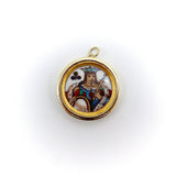14K Gold Victorian King of Clubs Whist Marker Pendant Pendant, Charm Kirsten's Corner