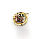 14K Gold Victorian King of Clubs Whist Marker Pendant Pendant, Charm Kirsten's Corner