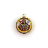 14K Gold Victorian Era King of Hearts Whist Marker Pendant Pendant, Charm Kirsten's Corner