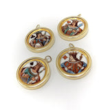 14K Gold Victorian King of Clubs Whist Marker Pendant Pendant, Charm Kirsten's Corner