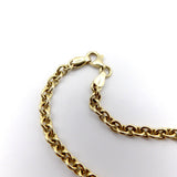 Vintage 18K Gold Italian Belcher Link Chain Kirsten's Corner