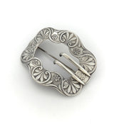 Unger Brothers Sterling Silver Belt Buckle Brooch or Pin Brooches, Pins Kirsten's Corner Jewelry