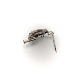 Platinum Art Nouveau Fly Pin w/ Emeralds & Diamonds Brooches, Pins Kirsten's Corner Jewelry