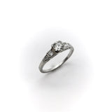 Art Deco Platinum Five Stone Diamond Ring Ring Kirsten's Corner