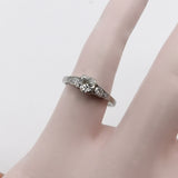 Art Deco Platinum Five Stone Diamond Ring Ring Kirsten's Corner