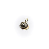 Edwardian 18K Gold & Sterling Silver Equestrian Hat Charm or Pendant Pendant, Charm Kirsten's Corner