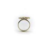 14K Gold Button Ring Ring Kirsten's Corner
