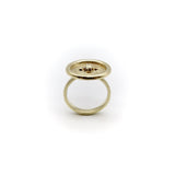 14K Gold Button Ring Ring Kirsten's Corner