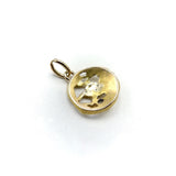 Art Nouveau 18K Gold Frog Pendant / Charm with Diamond Kirsten's Corner