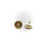 14K Gold Button Earrings Earrings Kirsten's Corner