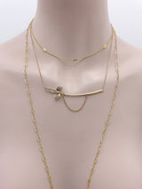 Victorian Jabot Pin Sword Necklace with Seed Pearls & Diamond Necklaces, Pendants Kirsten's Corner