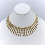 14K Gold Vintage Cleopatra Fringe Necklace Necklace Kirsten's Corner Jewelry