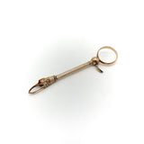 Victorian 14K Gold Mechanical Eagle Pinchers or Tongs Kirsten's Corner