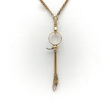 Victorian 14K Gold Mechanical Eagle Pinchers or Tongs Kirsten's Corner