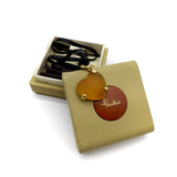 18K Gold Pomellato Frosted Heart Pendant Pendant Kirsten's Corner