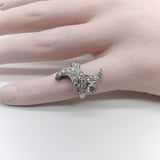 Platinum Organic Motif Multi-Diamond Ring Ring Kirsten's Corner