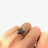 14K Gold Vintage Diamond and Ruby Fox Head Ring Ring Kirsten's Corner Jewelry