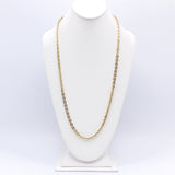 Long Vintage Heavy 14K Gold Chunky Link Chain Necklace Chain Kirsten's Corner