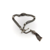 Sterling Silver Victorian Albertina Watch Fob Chain and Bracelet Chain Kirsten's Corner