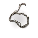 Sterling Silver Victorian Albertina Watch Fob Chain and Bracelet Chain Kirsten's Corner