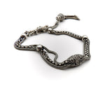 Sterling Silver Victorian Albertina Watch Fob Chain and Bracelet Chain Kirsten's Corner