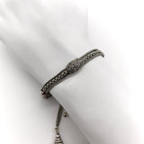 Sterling Silver Victorian Albertina Watch Fob Chain and Bracelet Chain Kirsten's Corner