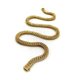Vintage 18k Gold Italian Snake Chain Chain Kirsten's Corner Jewelry