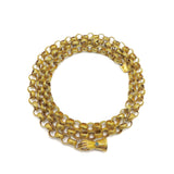 Georgian 18K Gold Muff Chain with Embellished Hand Clasp Chain Kirsten's Corner