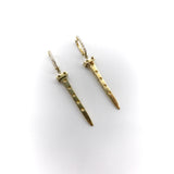 18K Gold Roberto Coin Pois Moi Chiodo Earrings with Diamonds Earrings Kirsten's Corner