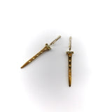 18K Gold Roberto Coin Pois Moi Chiodo Earrings with Diamonds Earrings Kirsten's Corner