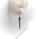 18K Gold Roberto Coin Pois Moi Chiodo Earrings with Diamonds Earrings Kirsten's Corner