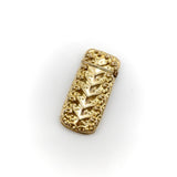 Scrolling Chevron Gold Plated Brass Match Safe or Vesta, circa 1880 Objects of Virtue Kirsten's Corner