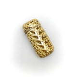 Scrolling Chevron Gold Plated Brass Match Safe or Vesta, circa 1880 Objects of Virtue Kirsten's Corner
