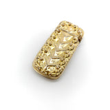 Scrolling Chevron Gold Plated Brass Match Safe or Vesta, circa 1880 Objects of Virtue Kirsten's Corner