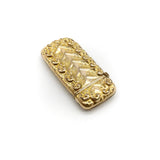 Scrolling Chevron Gold Plated Brass Match Safe or Vesta, circa 1880 Objects of Virtue Kirsten's Corner