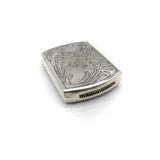 R. Blackinton Sterling Silver Match Safe with Foliate Details Objects of Virtue Kirsten's Corner
