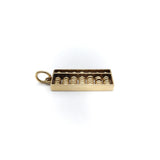 14K Gold Vintage Abacus Charm or Pendant Pendant, Charm Kirsten's Corner