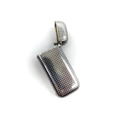 French Niello Sterling Silver Match Safe with Gilt Striker, Circa 1880 Objects of Virtue Kirsten's Corner