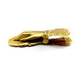 Victorian Hand Shaped Gilt Paper Clip with Stars Objects of Virtue Kirsten's Corner