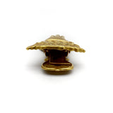 Victorian Hand Shaped Gilt Paper Clip with Stars Objects of Virtue Kirsten's Corner