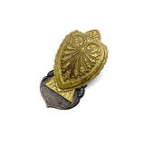 Victorian Era Heart Shaped Paper Clip with Scalloped Edges Kirsten's Corner