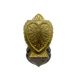 Victorian Era Heart Shaped Paper Clip with Scalloped Edges Kirsten's Corner