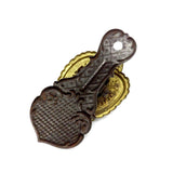 Victorian Era Heart Shaped Paper Clip with Scalloped Edges Kirsten's Corner