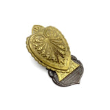 Victorian Era Heart Shaped Paper Clip with Scalloped Edges Kirsten's Corner