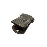 Bronze Victorian Era Paper Clip with Woman Smoking Objects of Virtue Kirsten's Corner