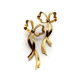 18K Gold Tiffany & Co. Elongated Ribbon Earrings Earrings Kirsten's Corner