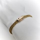 14K Gold Watch Chain Bracelet with Slide Bracelet Kirsten's Corner