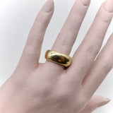 18K Gold Tiffany & Co. Thick Squared Band Ring Kirsten's Corner